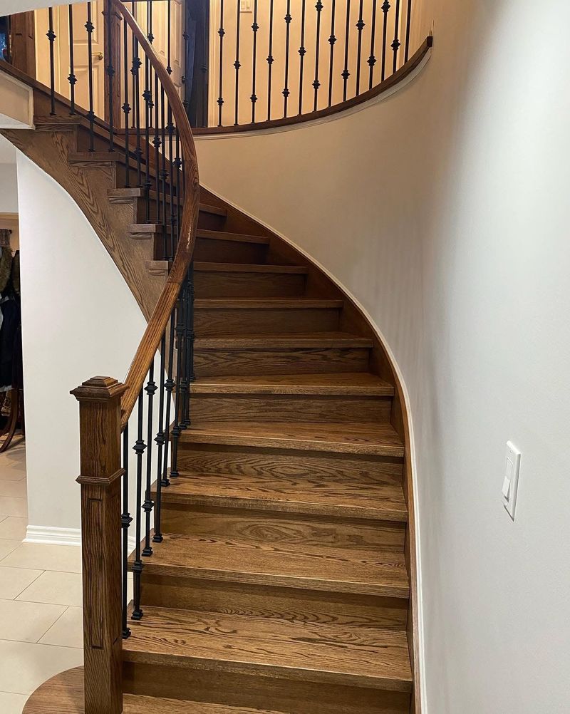 Refinished
staircase
